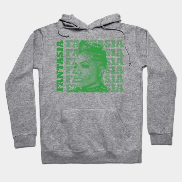 fantasia - greensolid style Hoodie by Loreatees